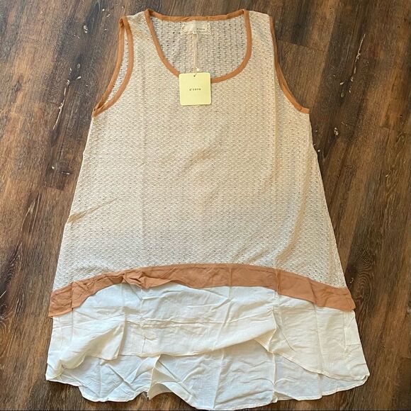 NWT A’Reve High Low Sleeveless Tunic Size S - Picture 5 of 8